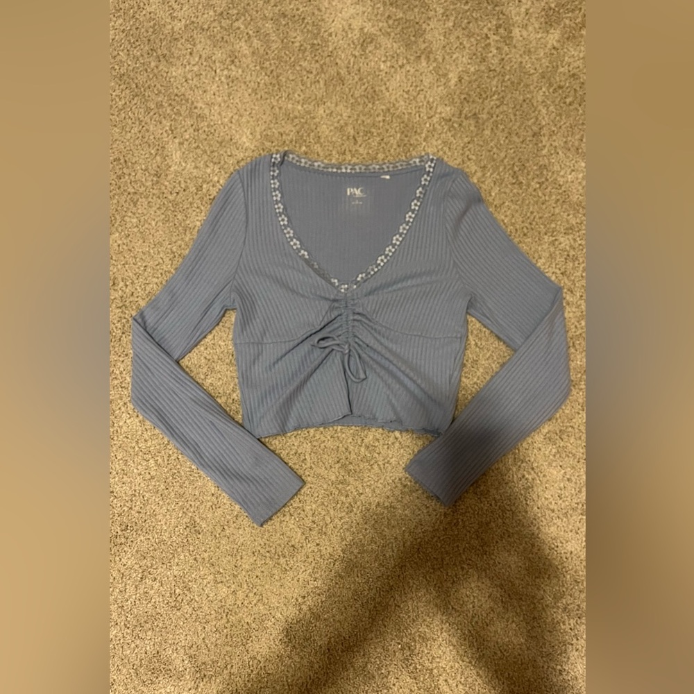 Blue PacSun Long Sleeve Sweater Top